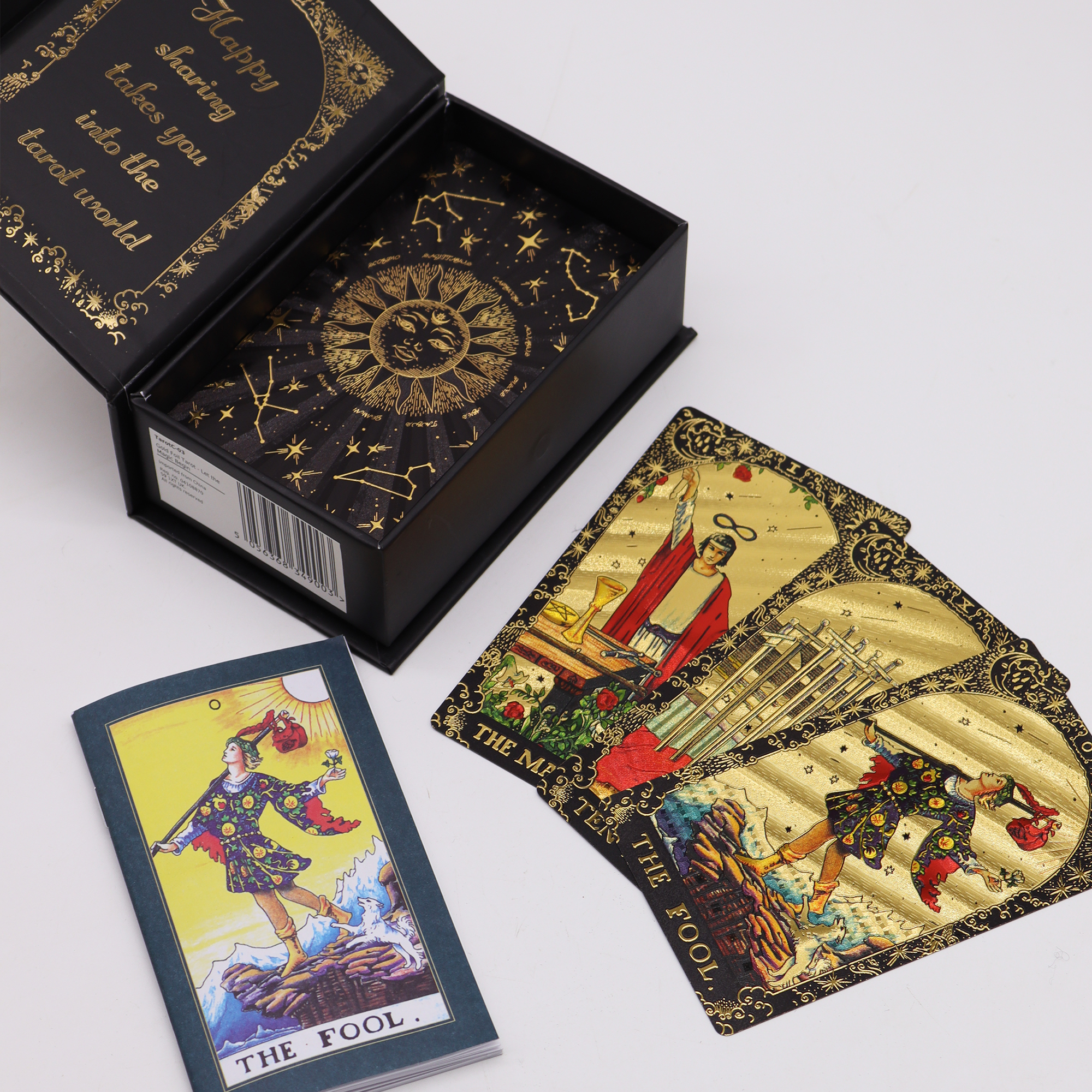 Tarot Hoja Dorada - Que comience la magia - Caja de regalo 1 Tarot Hoja Dorada - Que comience la magia - Caja de regalo